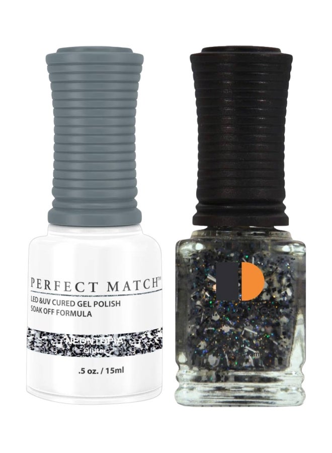 Dare To Wear Nail Lacquer With Perfect Match Soak Off Formula Black Tie Affair