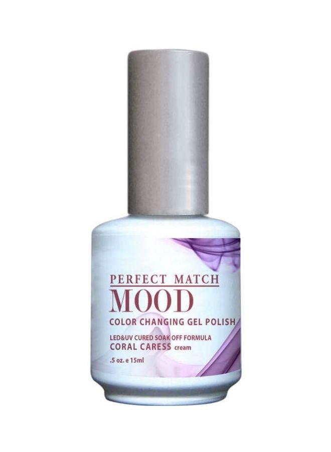 Perfect Match Mood Color Changing Gel Nail Polish Coral Caress