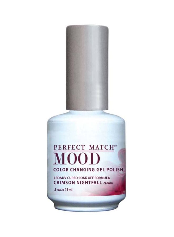 Perfect Match Mood Color Changing Gel Nail Polish Crimson Nightfall