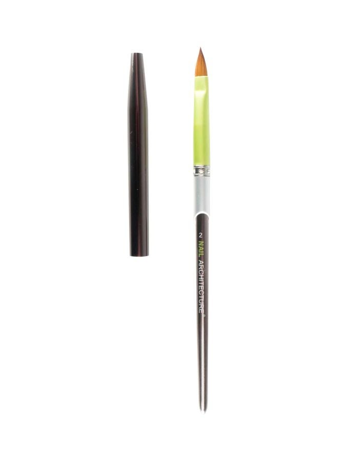 Nail Architecture Styling Brush Green/Black/Brown