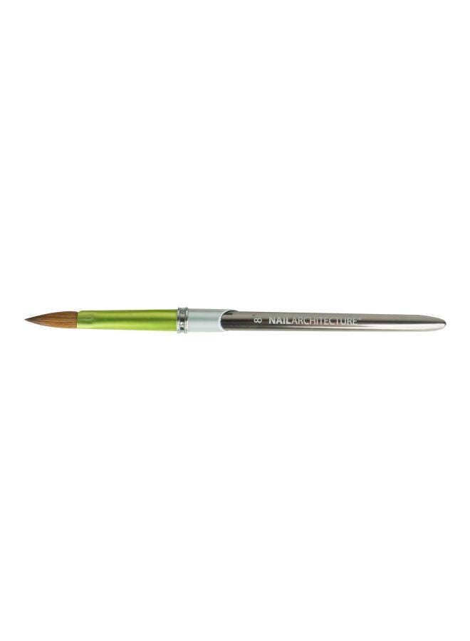 Nail Architecture Sculpting Brush Silver/Green/White