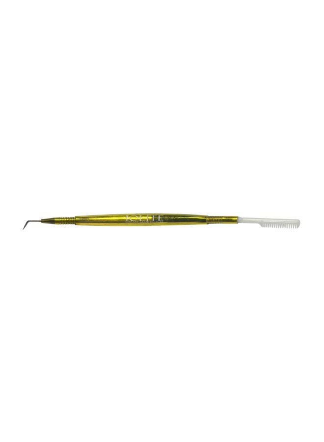 Eyelash Architecture Lifting And Grooming Tool Gold/White/Silver