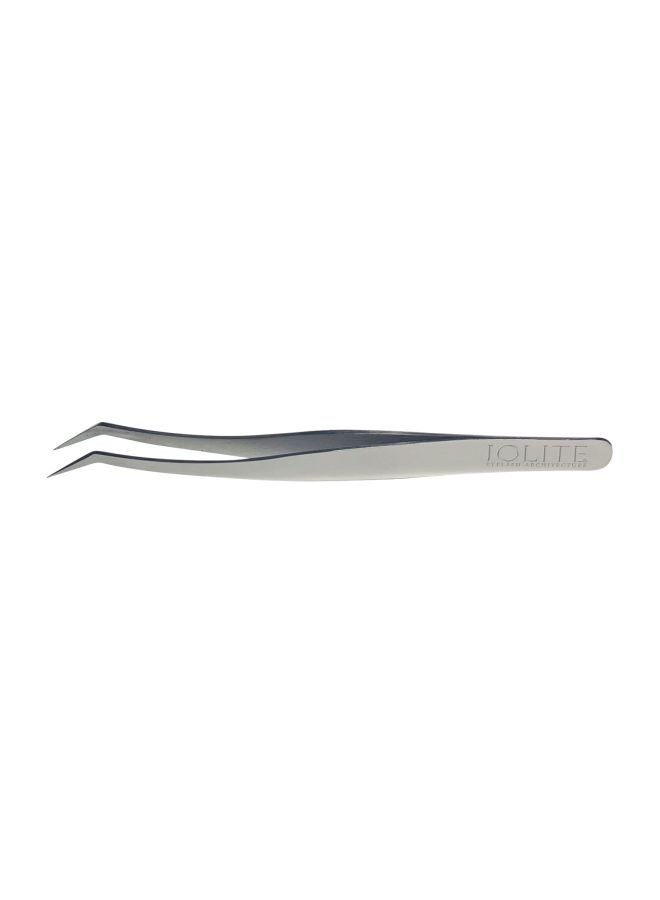 Eyelash Architecture Angular Tweezers Silver