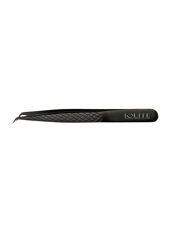 Eyelash Architecture Angled Tweezers Black
