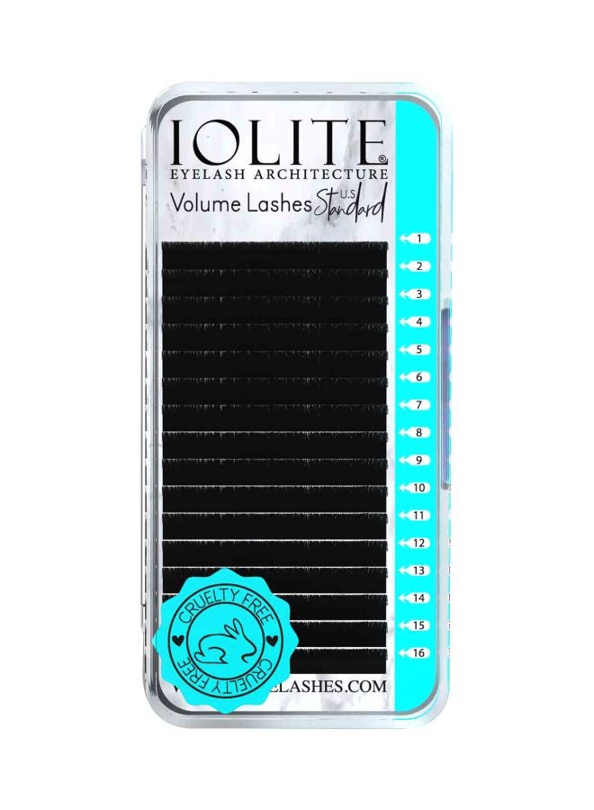 Pair Of 8 B Curl False Eyelashes Black