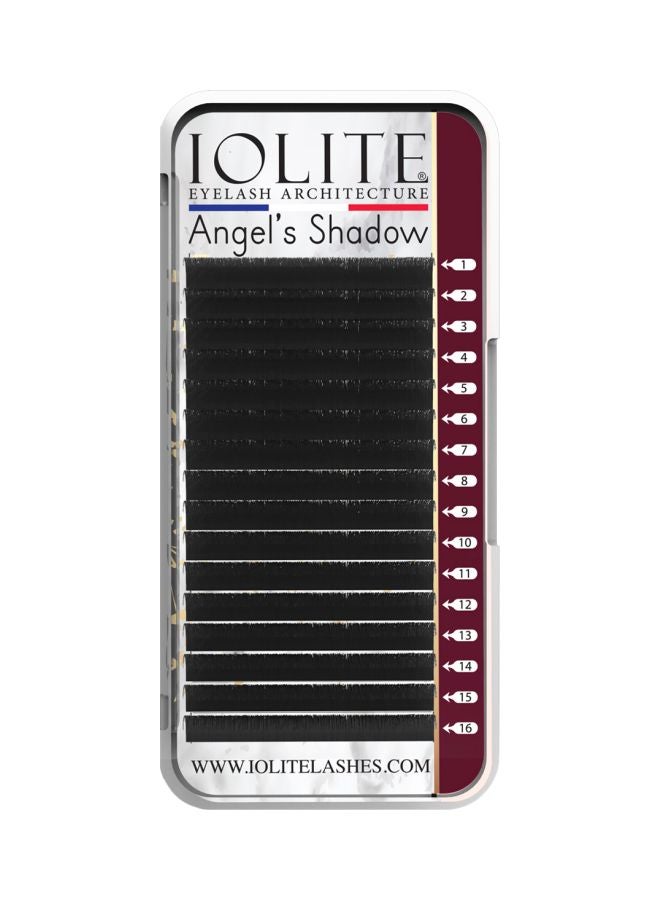 16-Piece Angel's Shadow BC Curl False Eyelashes Extension Set Black