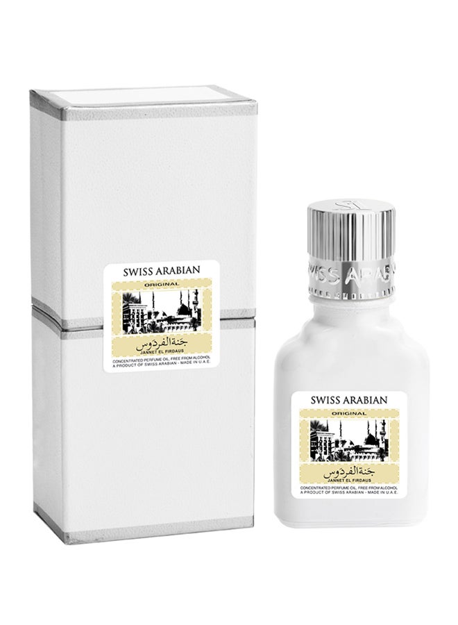 Jannet El Firdaus White Perfume Oil 9ml
