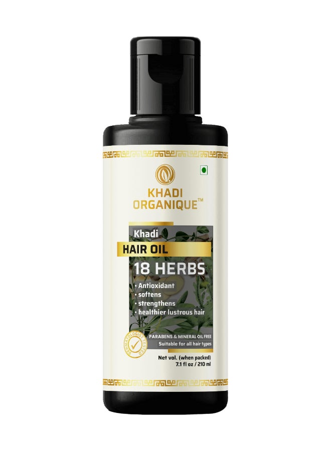 18 Herbs Natural Hair Oil 210ml
