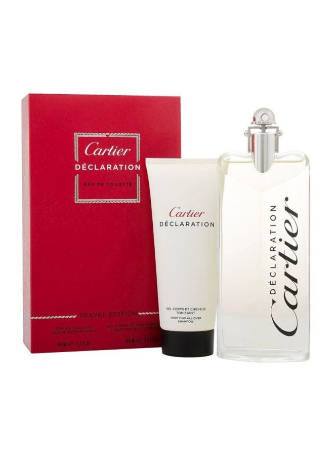 Declaration EDT And Tonifying All Over Shampoo Gift Set 200ml