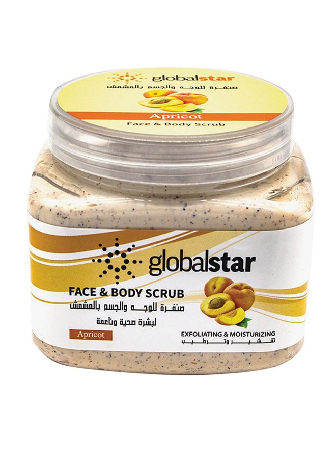 Globalstar Face & Body Scrub Apricot 500ml
