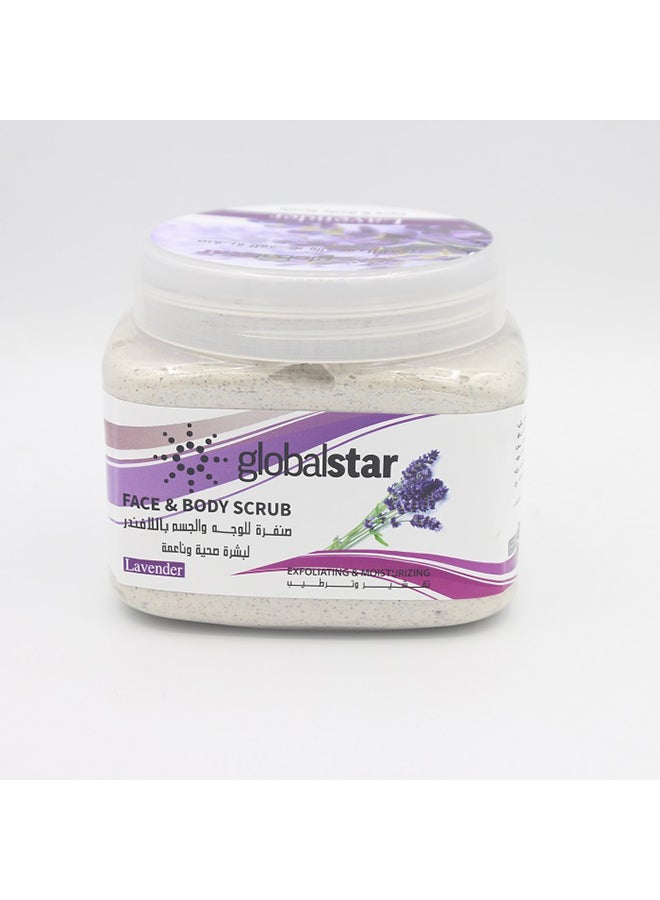 Globalstar Face & Body Scrub Lavender 500ml