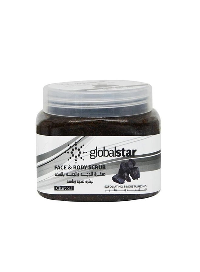 Globalstar Face & Body Scrub Charcoal 500ml