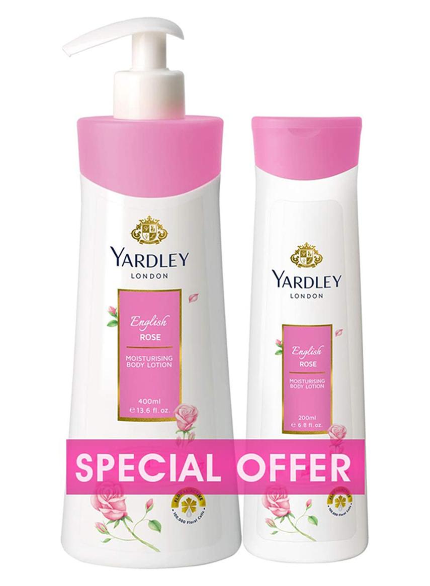 Pack Of 2 Moisturizing Body Lotion English Rose 400+200ml