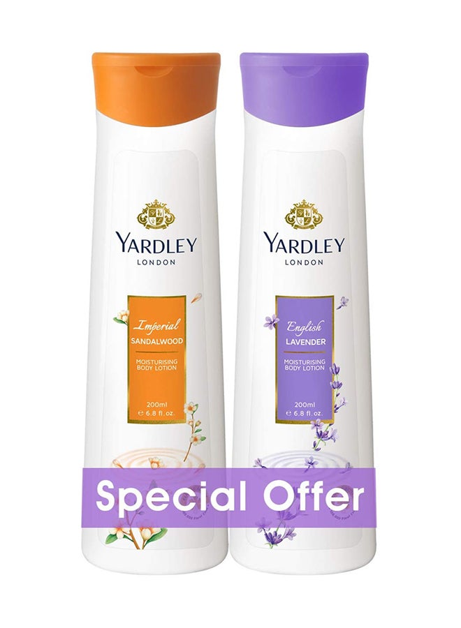 Pack Of 2 Body Lotion Imperial Sandalwood With English Lavender 200ml