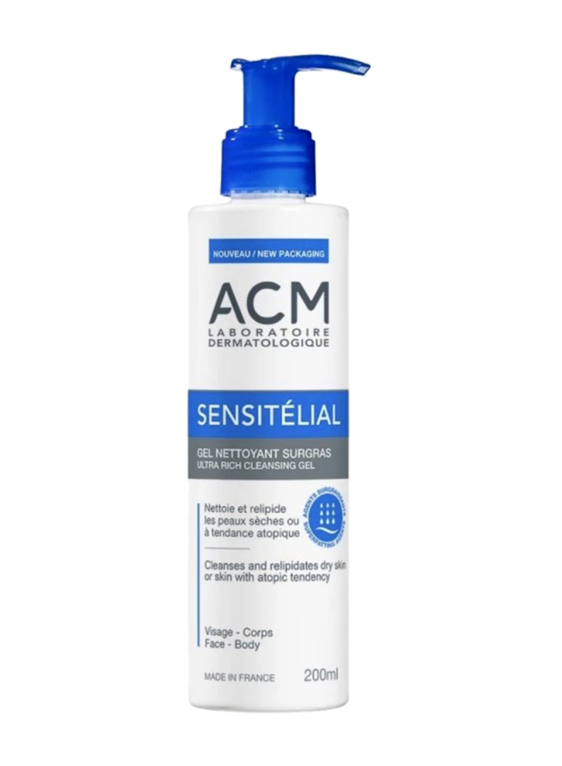 Sensitelial Ultra Rich Cleansing Gel, 200ml – Hydrating Gel Cleanser for Sensitive Skin 200ml