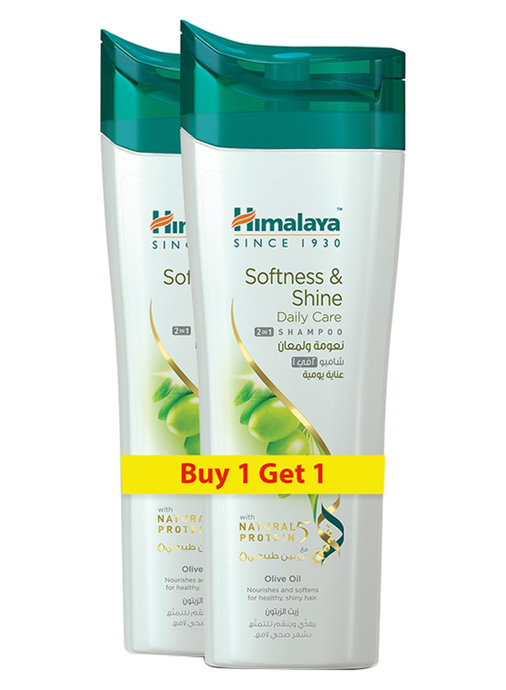 Pack Of 2 Shampoo Daily Care 2 In 1 Soft And Shine 400ml