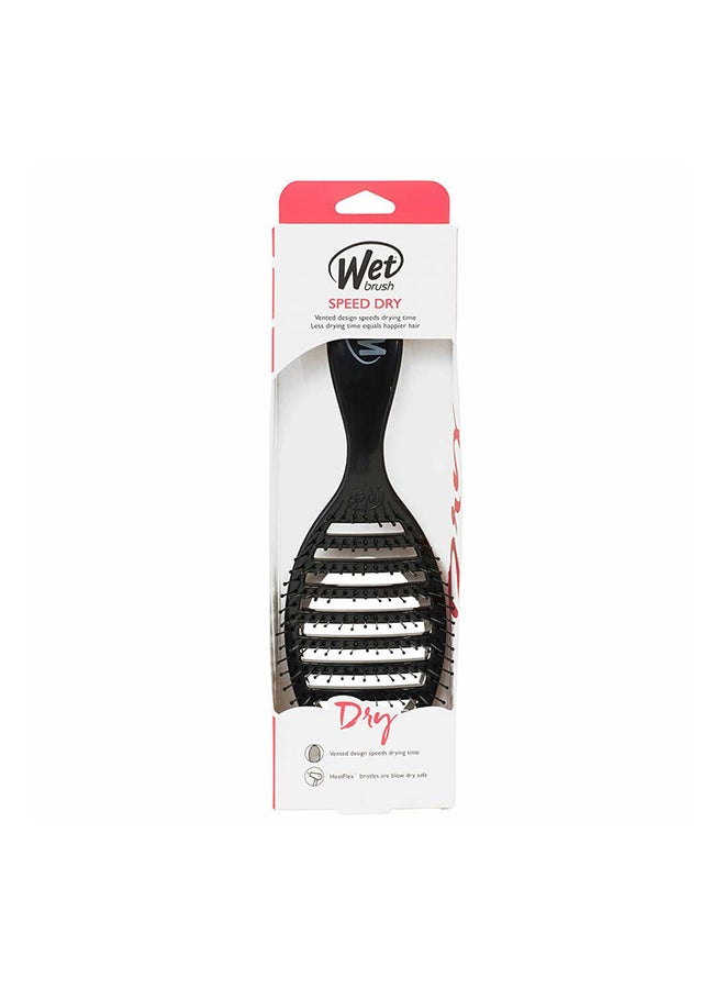 Speed Dry Hair Brush Black 3.53inch