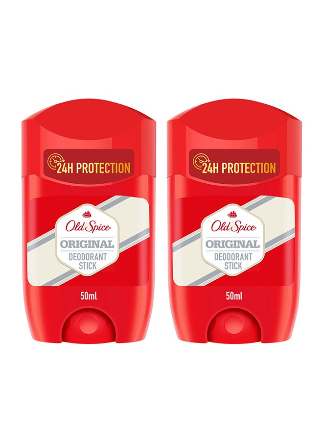 Pack Of 2 Original Deodorant Stick 50ml