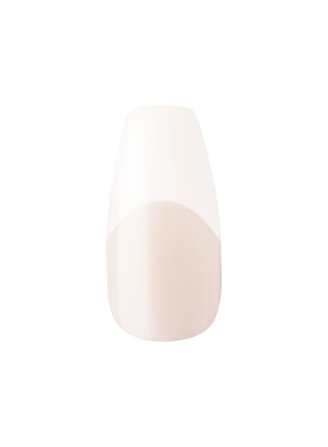 28-Piece Salon Acrylic False Nails Set French Nude - image 5