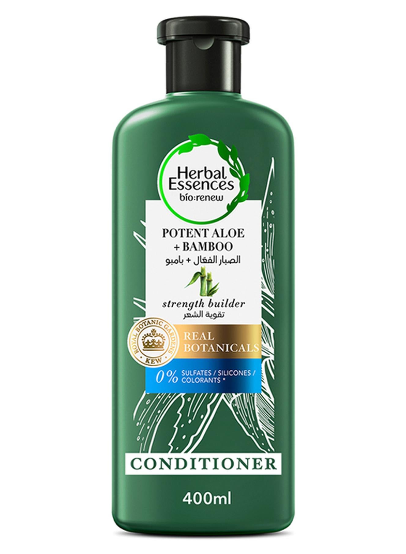 Hair Strengthening Sulfate Free Potent Aloe Vera With Bamboo Natural Conditioner For Dry Hair 400ml