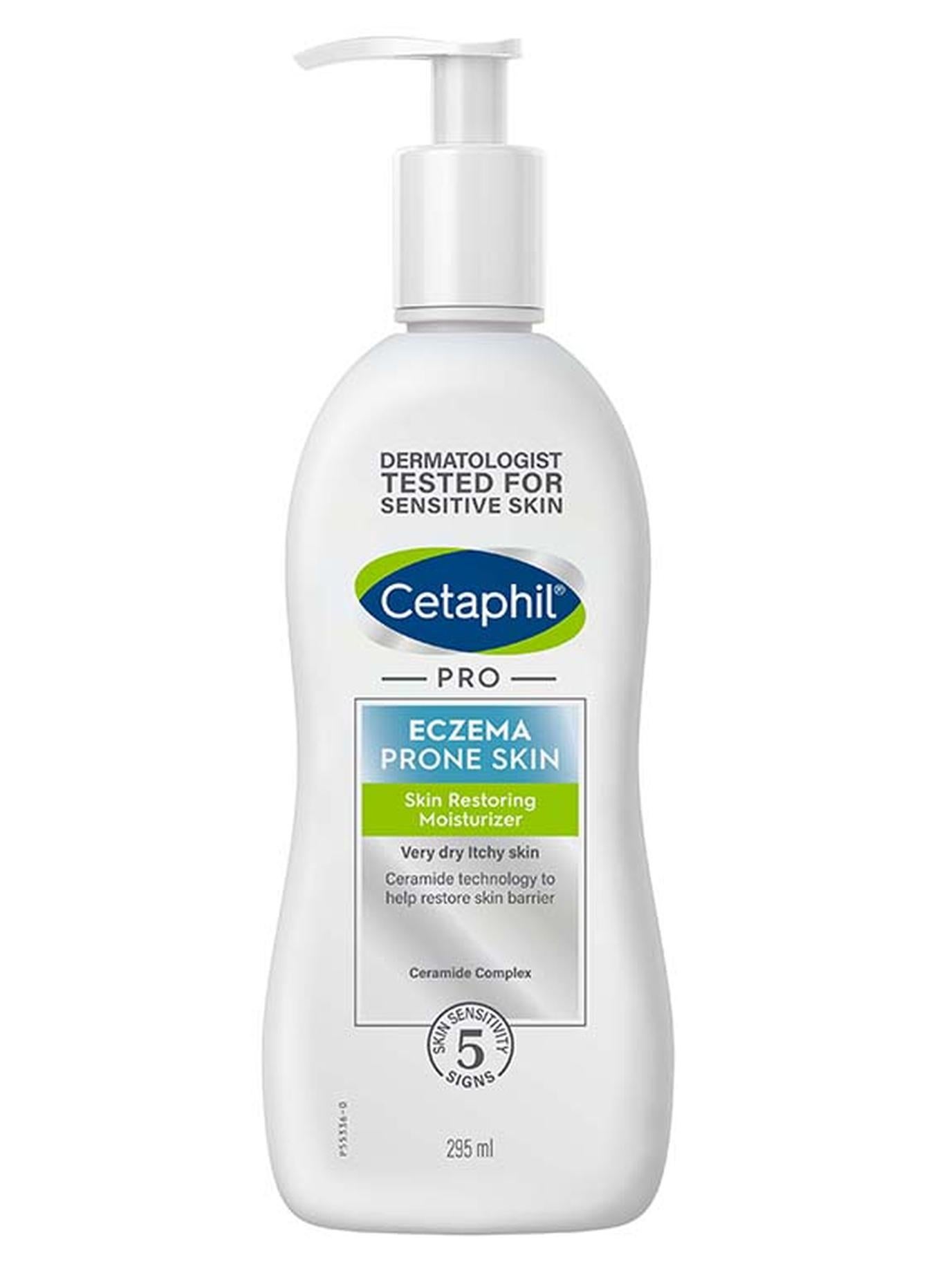 Pro Eczema Prone Skin Restoring Moisturizer, For Dry, Itchy, Irritated Skin, Parabens Free, Unscented Clear 295ml
