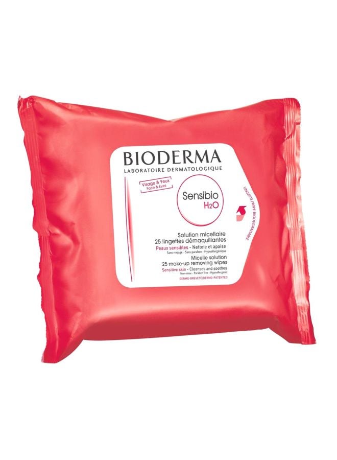 Sensibio H2O Micelle Solution Make-Up Removing Wipes 8cm