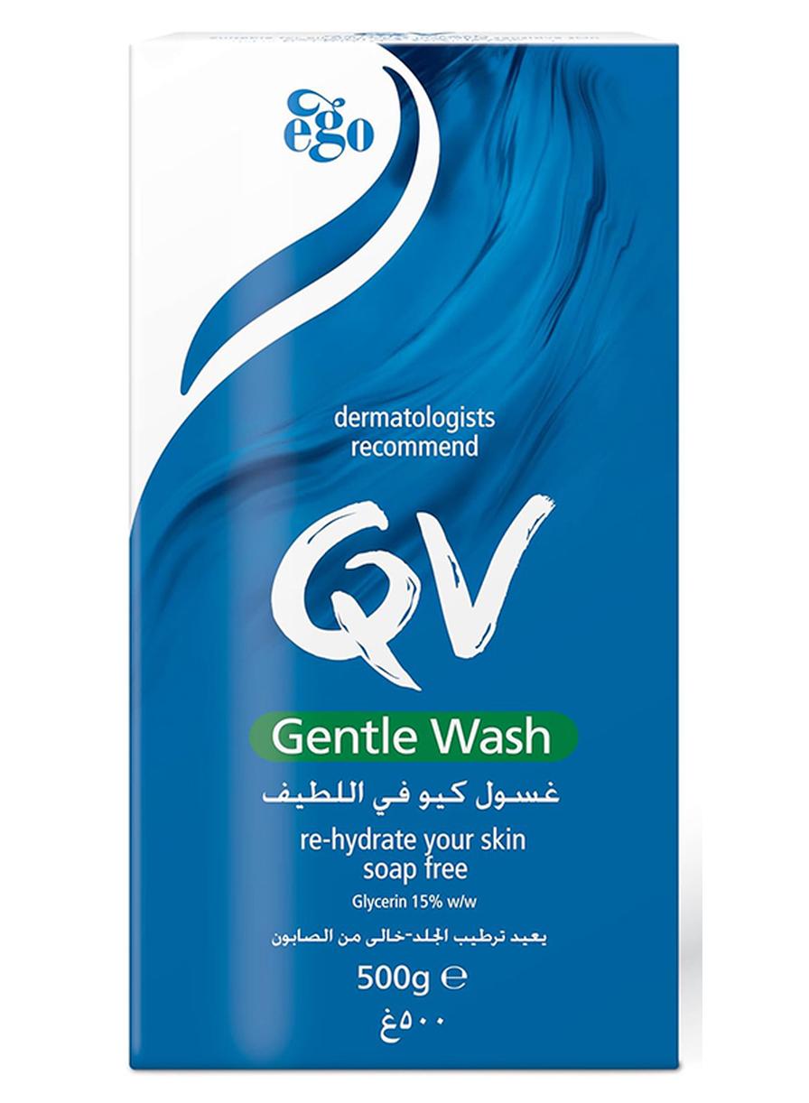 Gentle Wash Soap Free Face & Body Cleanser (500ml) - for Dry & Sensitive Skin, Hydrating Non Comedogenic Daily Shower Wash, Mild Foaming Fragrance Free Makeup Removing Cleanser 500ml