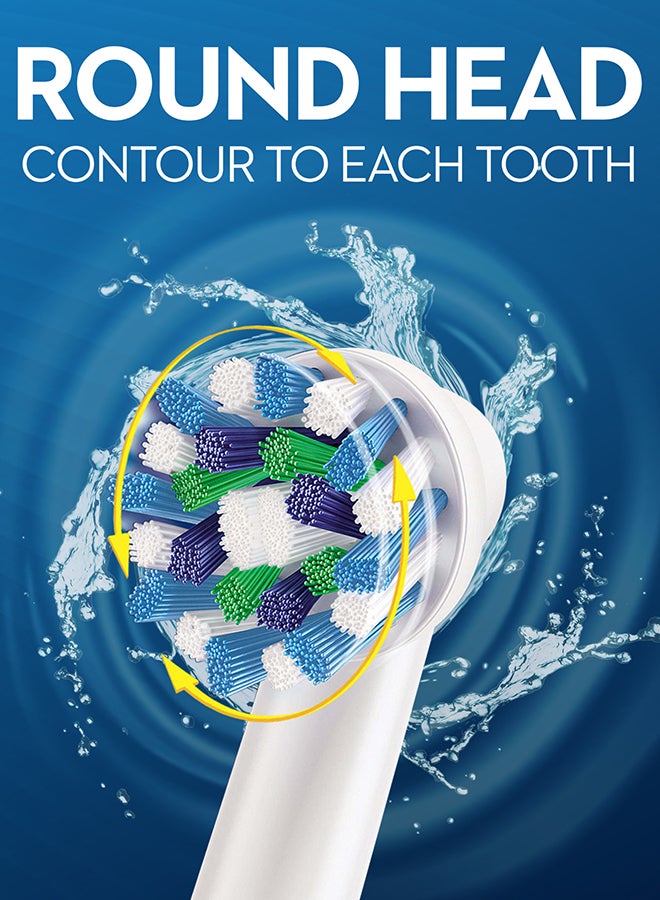 Vitality Cross Action Rechargeable Electric Toothbrush, 1 Count Black - image 3