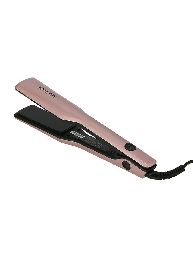 Ceramic Hair Straightener With Adjustable Temperature – 230°C Max Heat, Anti-Static Plates, 360° Swivel Cord, Fast Heat-Up, Pro Slim Design For All Hair Types Pink 750grams