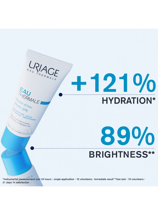 Eau Thermale Moisturising Water Jelly Gel Cream Alpine Thermal Water | For Lightweight 24 Hour Hydration Clear 40ml - image 4