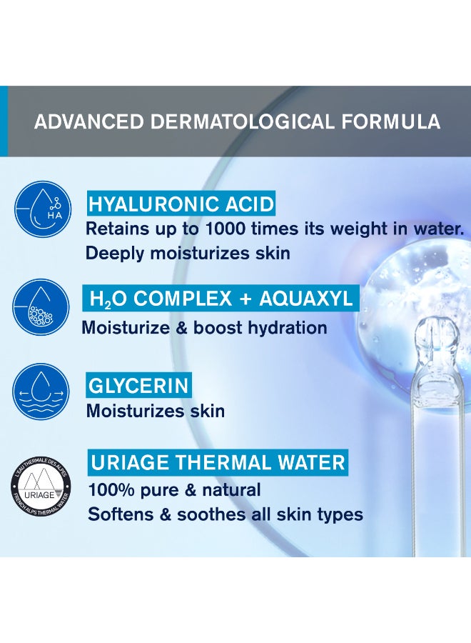 Eau Thermale Moisturising Water Jelly Gel Cream Alpine Thermal Water | For Lightweight 24 Hour Hydration Clear 40ml - image 5