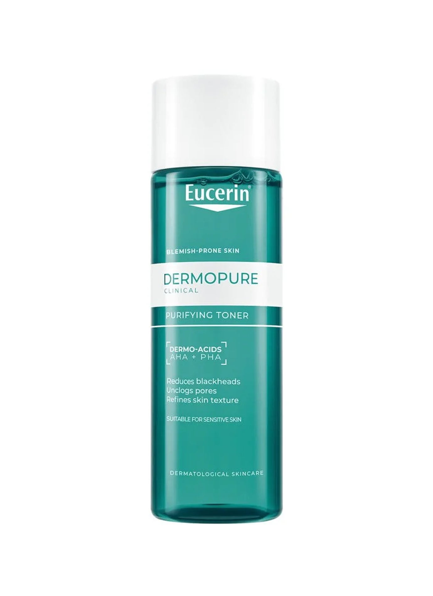 Dermopurifyer Oil Control Facial Toner For Blemish And Acne-Prone Skin With Lactic Acid Green 200ml