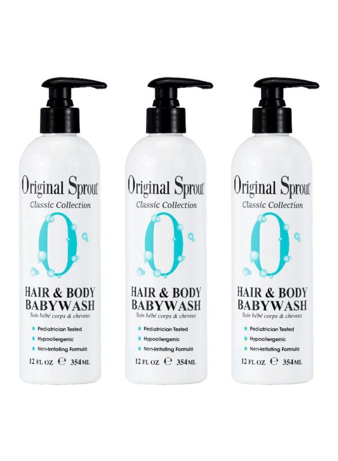 Pack Of 3 Classic Collection Hair And Body Babywash