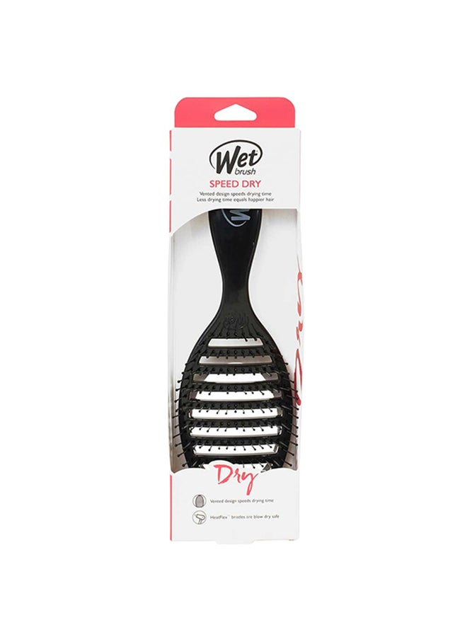 Speed Dry Hair Brush Black 3.53inch