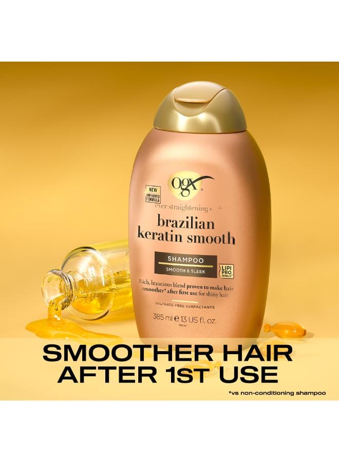 Ever Straightening+ Brazilian Keratin Smooth Shampoo Beige 385ml - image 3
