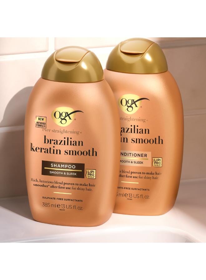 Ever Straightening+ Brazilian Keratin Smooth Shampoo Beige 385ml - image 7