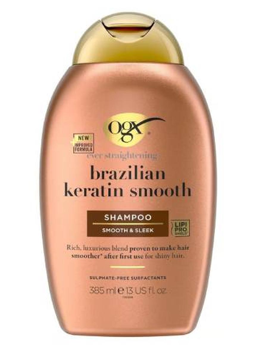 Ever Straightening+ Brazilian Keratin Smooth Shampoo Beige 385ml