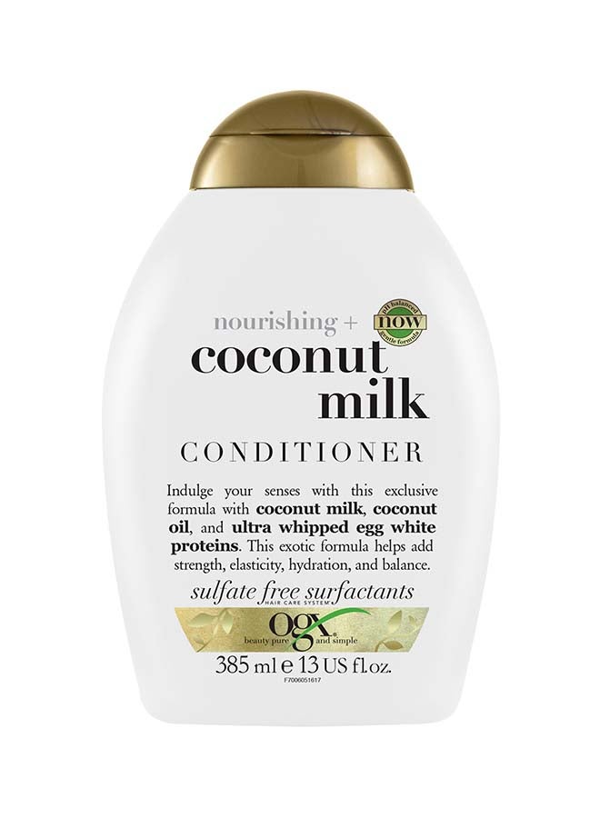 Ogx, Nourishing+ Coconut Milk Conditioner White 385ml