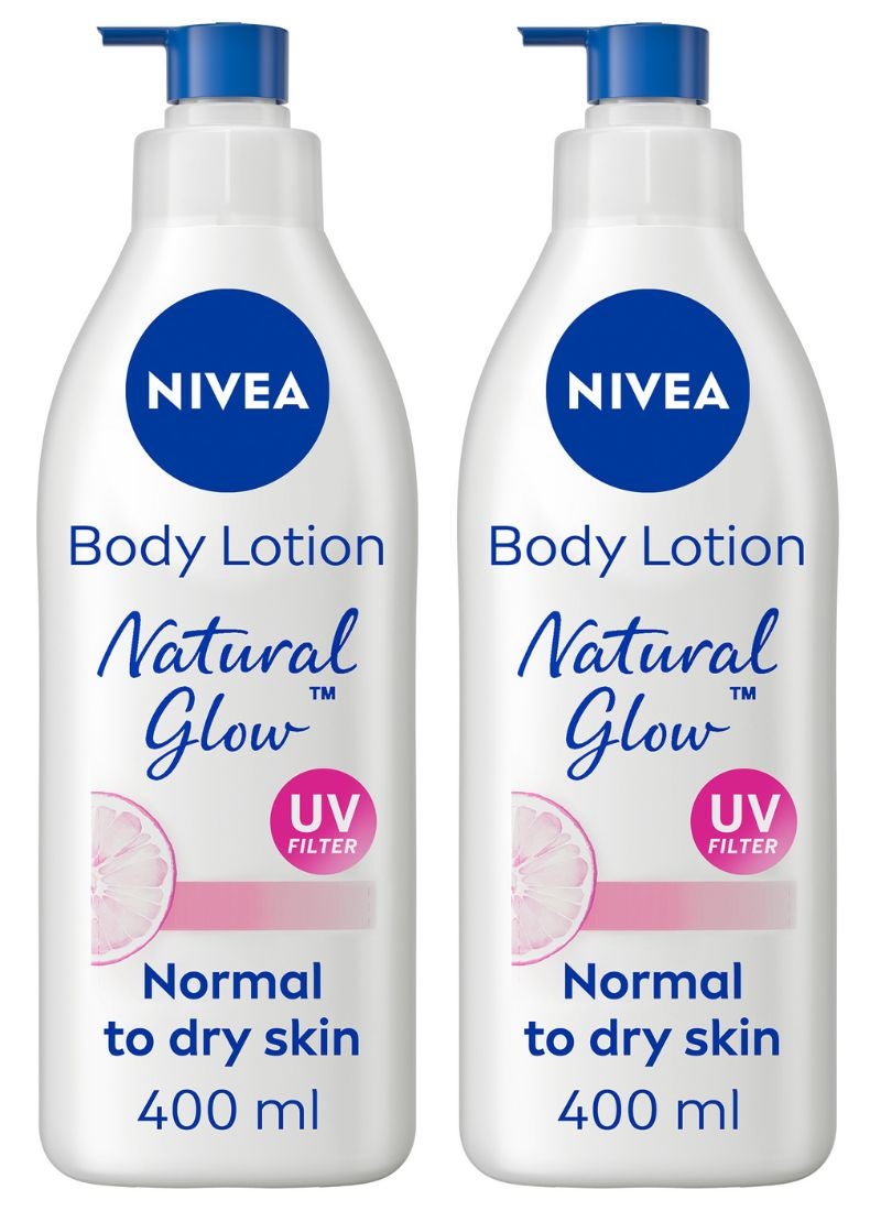Natural Glow Body Lotion Pack Of 2 400ml