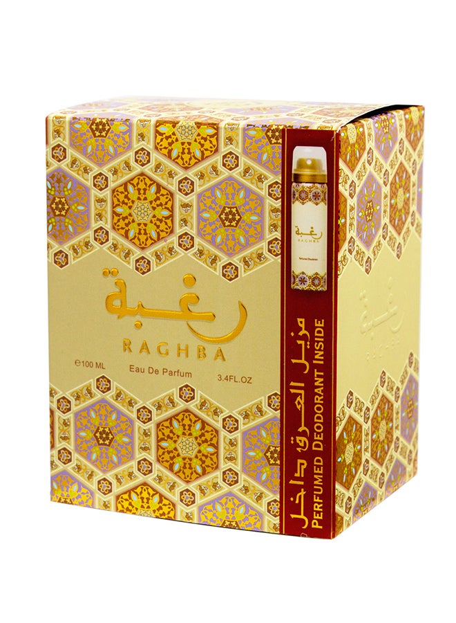 Raghba EDP With Perfumed Deodorant 100ml - image 2