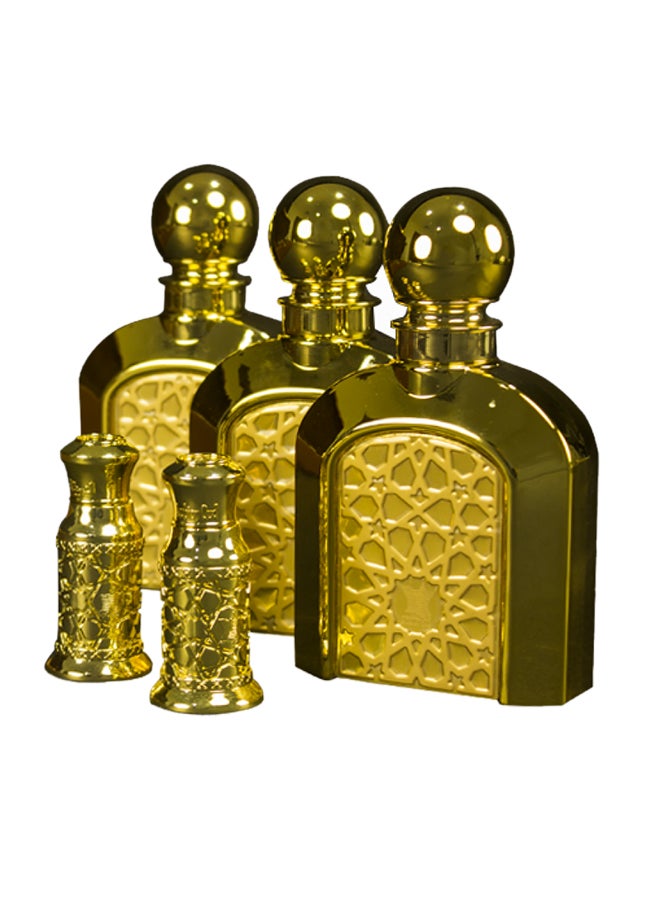 Luxury Royal Brown Gift Set Perfume 165 Ml, Concentrated Perfume 4 Ml, Agar Wood Oil 4ml