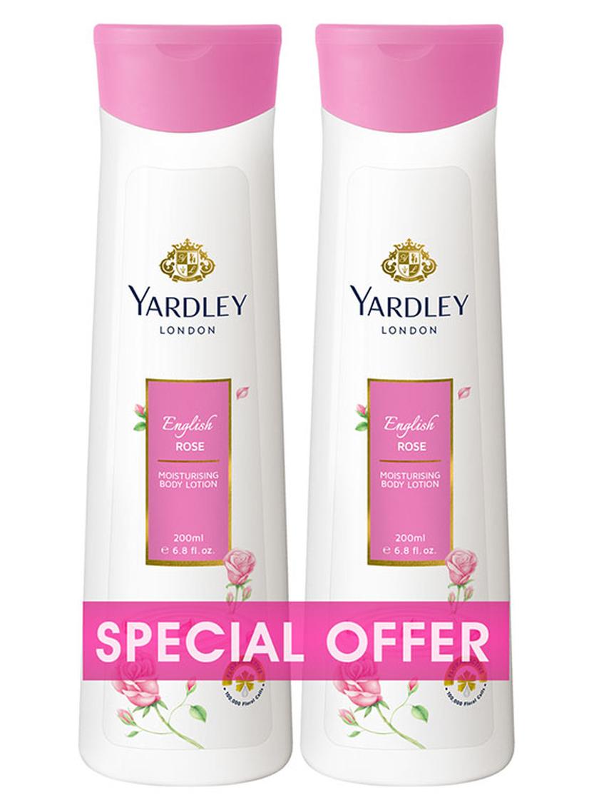 Pack Of 2 Body Lotion English Rose 200ml