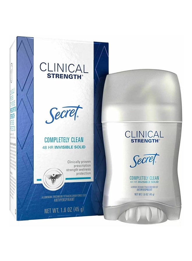 Clinical Strength Completely Clean Invisible Solid Anti-Perspirant Deodorant One Size