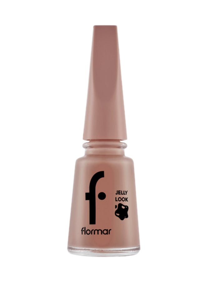Jelly Look Nail Enamel J131 Coffee With Milk