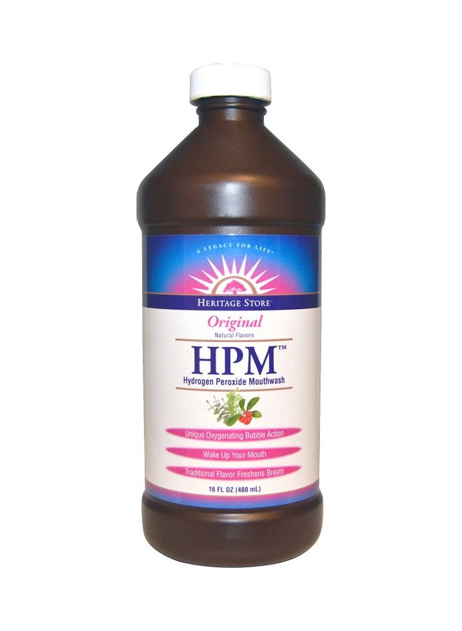 HPM Hydrogen Peroxide Mouthwash Original 480ml