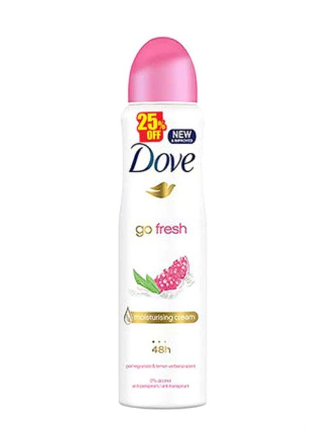 Go Fresh Pomegranate Scent Moisturizing Deodorant Spray 150ml