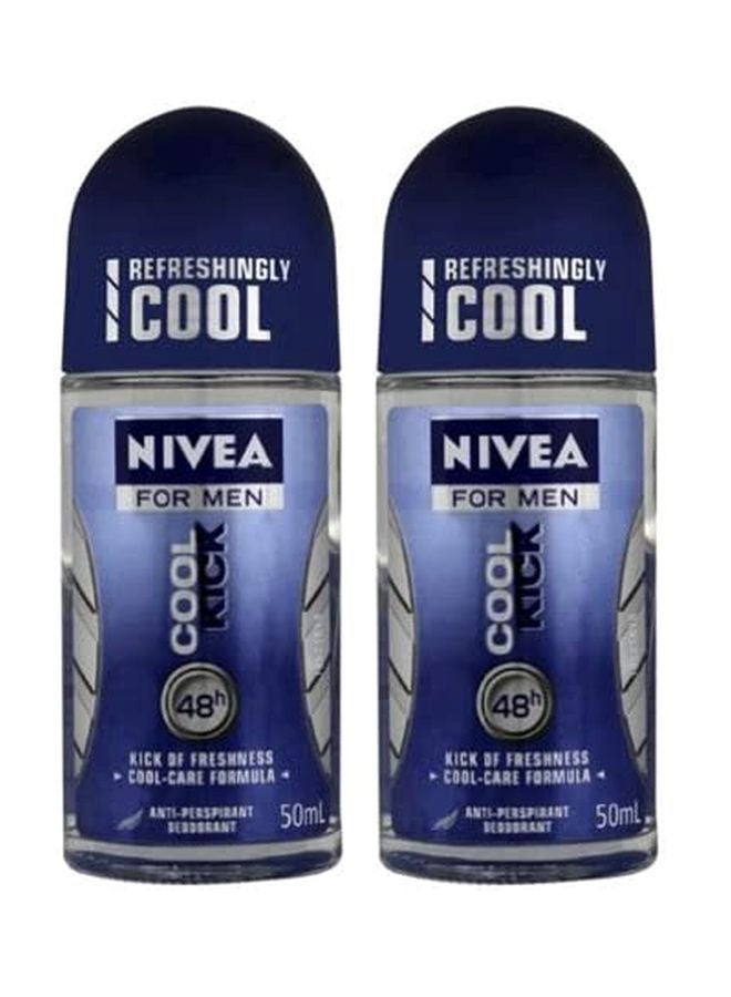 Cool Kick Anti-perspirant Deodorant Roll-On (Pack of 2) 2x50ml