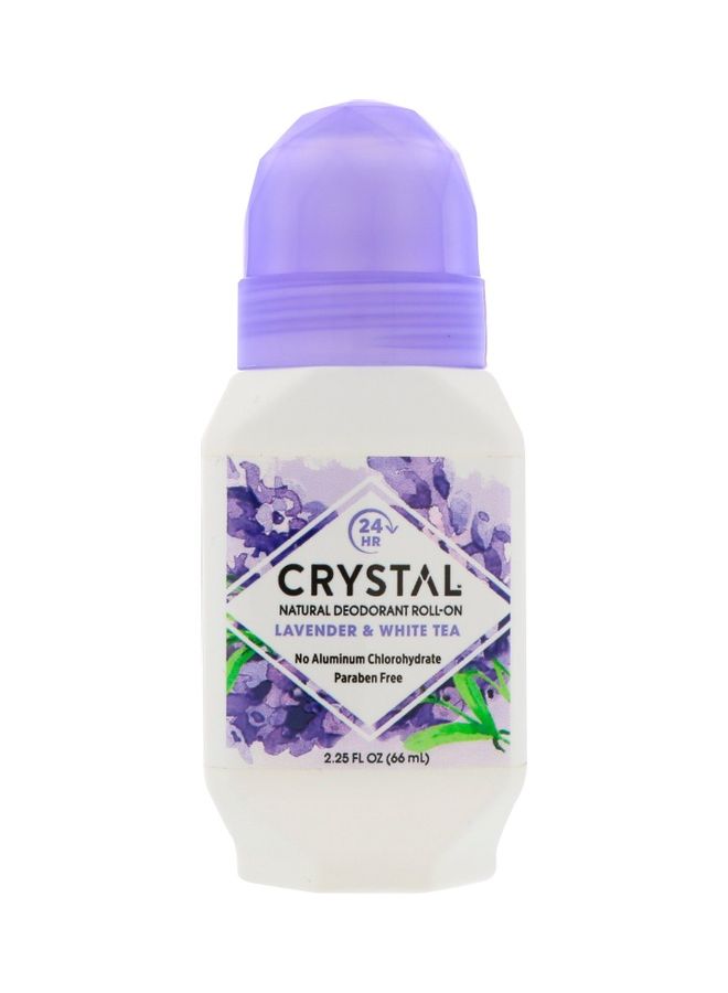 Lavender And White Tea Natural Deodorant Roll-On 66ml