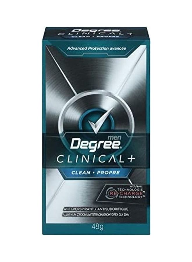 Clinical Plus Stick Antiperspirant For Men 1.7 Oz 48grams