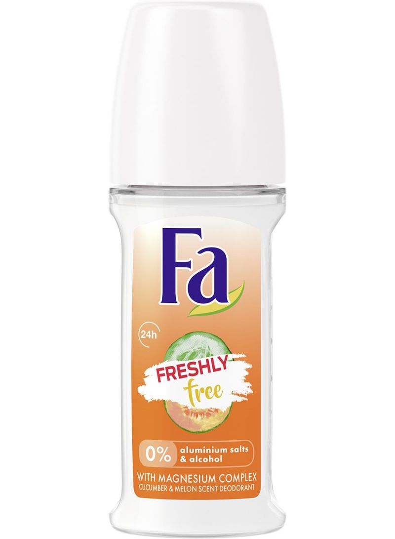 Freshly Free Roll-On Deodorant With Cucumber And Melon Scent 50ml